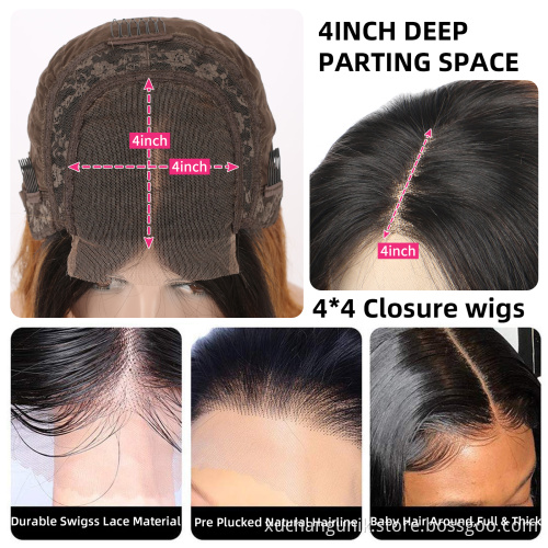 Uniky short human lace wigs ombre 1b 30 brazilian human hair bob wig tangle free yes ombre lace front wig